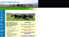 Desktop Screenshot of nicksorganicfarm.com